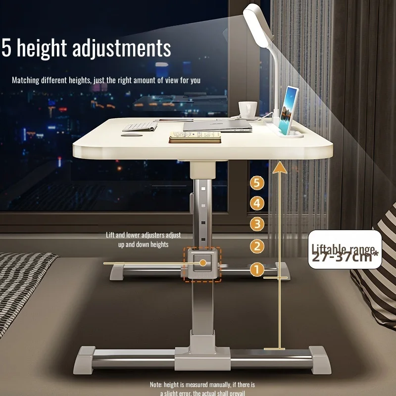 Bed computer desk student dormitory upper bunk writing study table bed small table foldable desk