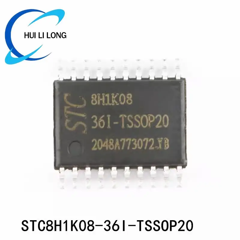 STC8H1K08 STC8H1K08-36I STC 8H1K08 TSSOP20 Enhanced 1T 8051 Microcontroller MCU IC Controller Chip STC8H1K08-36I-TSSOP20