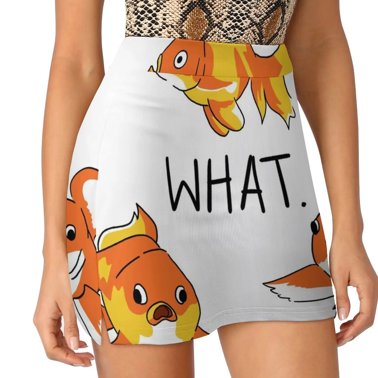 Goldfish Mini Skirt korean style clothing korean style Skort for women