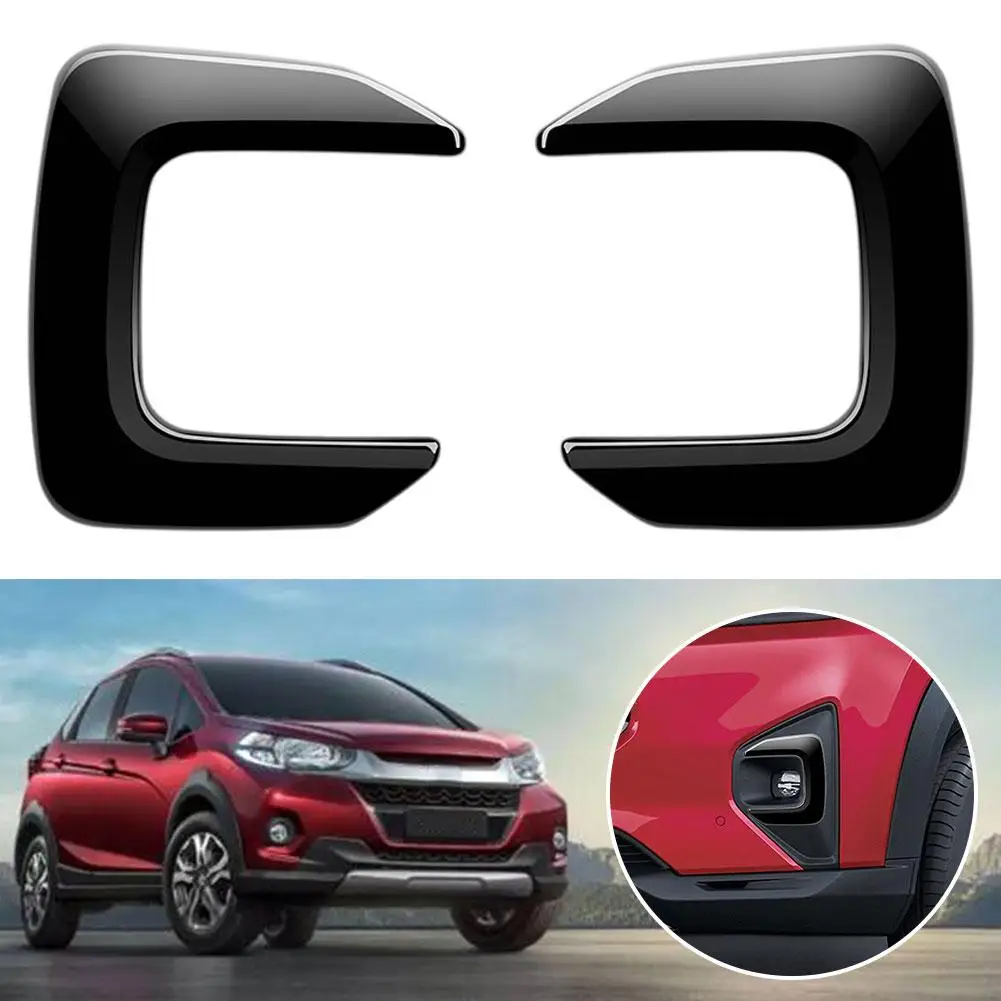 2PCS For WR-V WR-V DG5 X Z Z+ Accessories Dress Up Fashionable Parts Front Fog Lamp Garnish Fog Lamp Trim Car Accessories