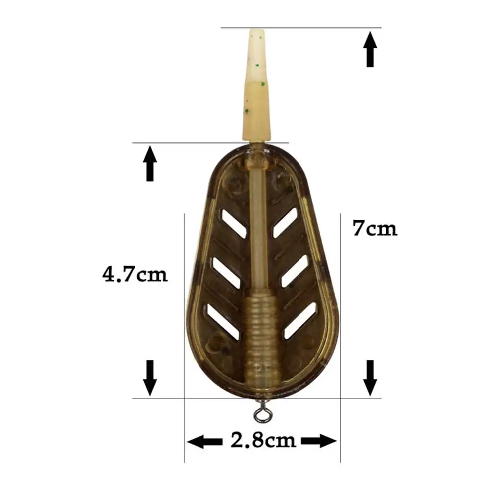 سمك الشبوط الصيد الطعم قفص إغراء حامل انفجار السنانير سلة طريقة المغذية (20 جرام)