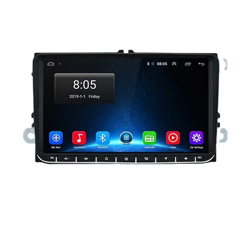 9 Inch Ips Screen 2 Din Car Dvd Gps Navigation RDS DSP 1G 16G 2G 32G Android 10.0 Car Multimedia Player Radio