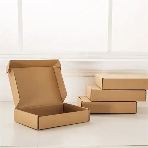 10/15pcs Three Layers Extra Hard Storage Small Paper Box Clothing Gift Packaging Carton Express Delivery Rectangular Packing Box