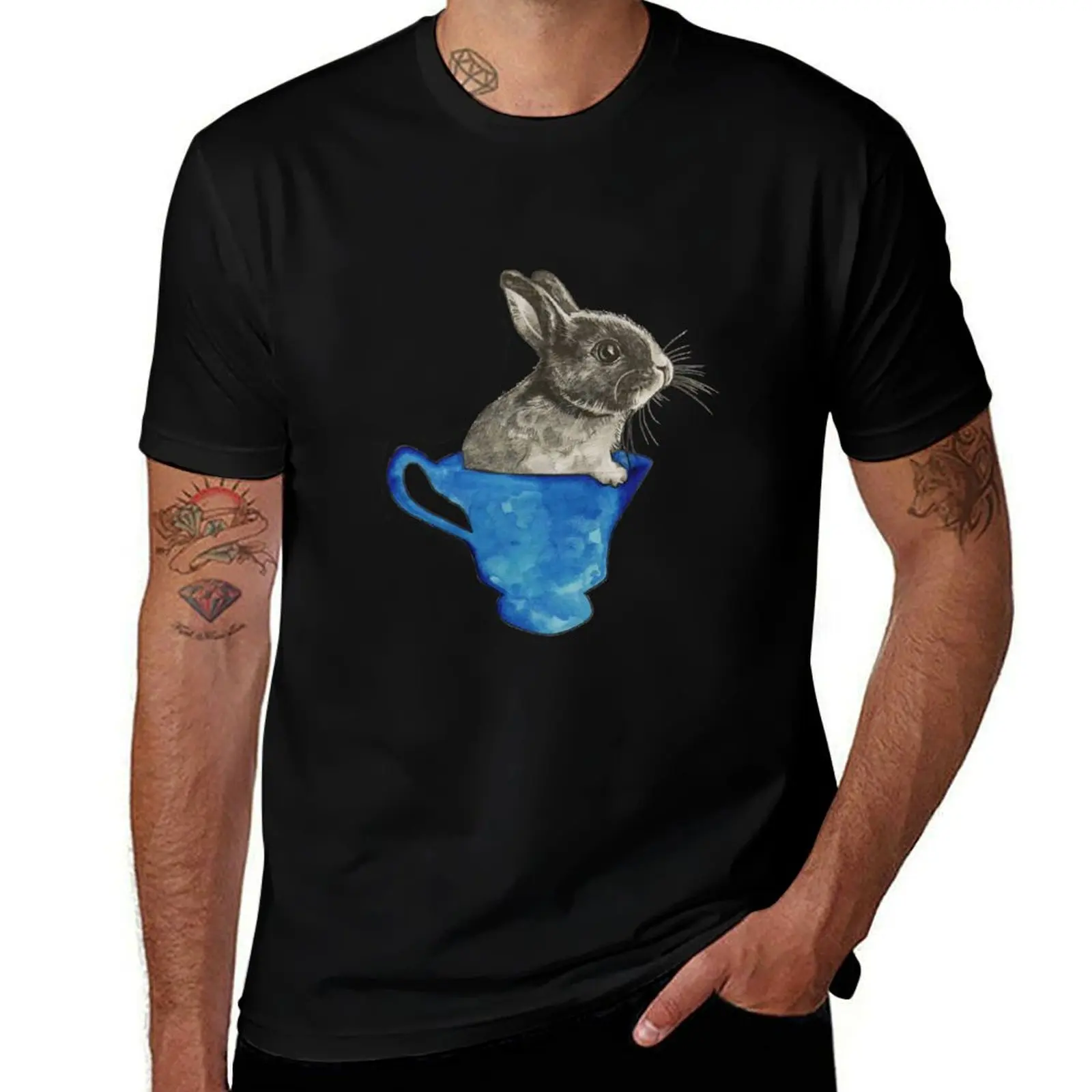 

Follow The White Rabbit T-Shirt luxury designer vintage vintage anime shirt fashion shirts Men's t-shirt