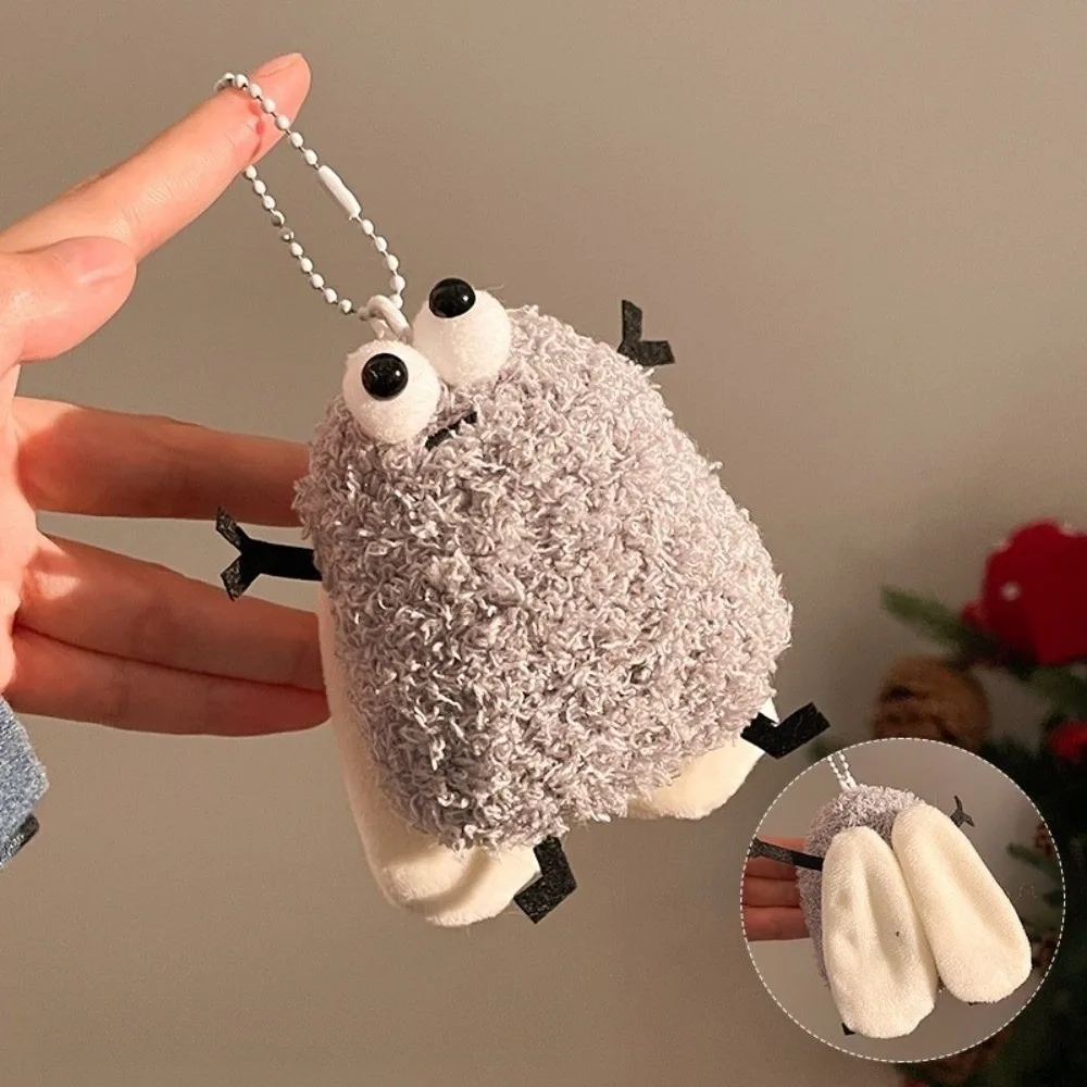 Mosquito Plush Insect Pendant Fly Hanging Ornaments Backpack Charm Decoration Cockroach Stuffed Animal Pendant Daily Decoration