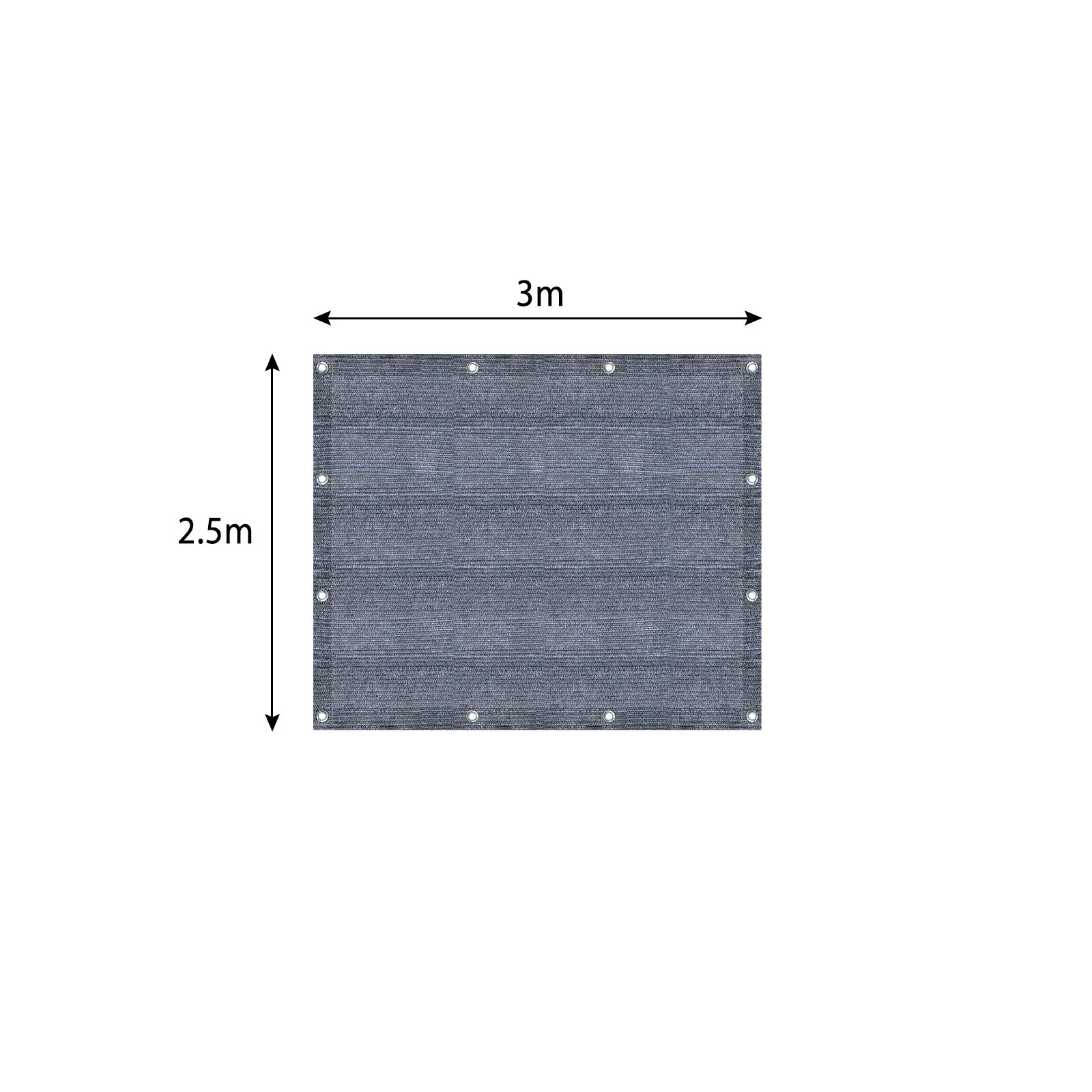 1 Set RV Awning Carpet Camping Carpet Mat Breathable Floor Mat Mesh+13 Ground Nails For Camping Tent Floor Caravan HDPE 2.5x3m
