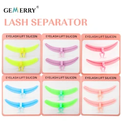 Gemerry Eyelash Separator Supplies Lash Extension Reusable Silicone Pads Eyelash Grafting For Beginners Professional Makeup Tool