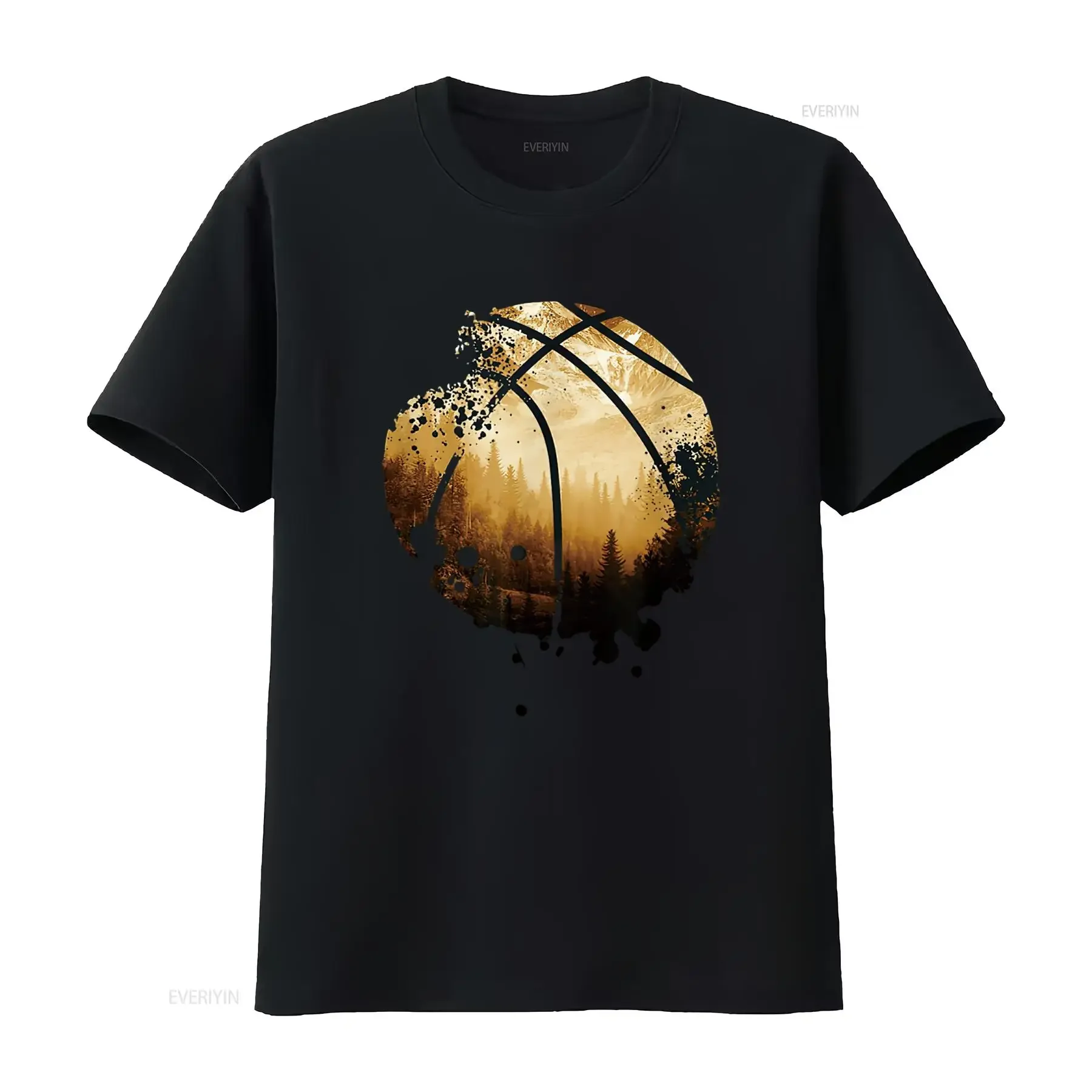 

Womens Vintage Basketball Design T Shirt Black 2XL vintage Washed designer clothes Stretched Slightly Stylish Versatile Unisex