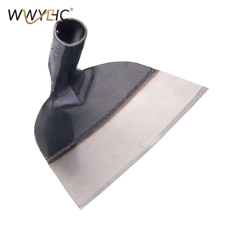 Suitable for garden farm manganese steel thickened weeding hoe, welding saw blade, steel shovel, site cleaning and scraping tool