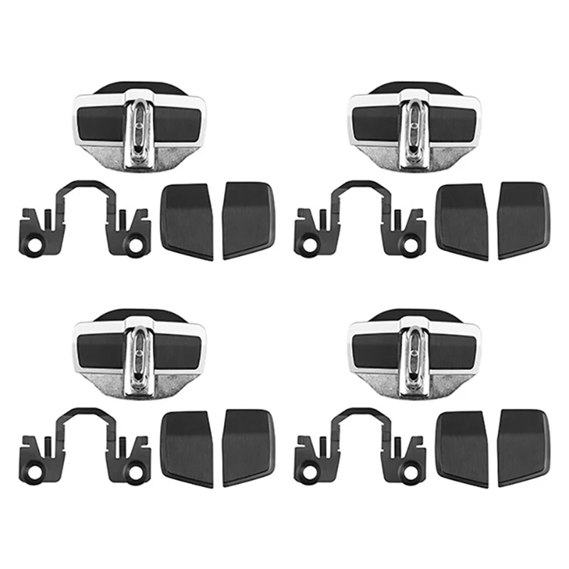 

4 Sets Car Latches Stopper Covers Door Lock Stabilizer TRD For Nissan KICKS X-Trail Nissan All Series