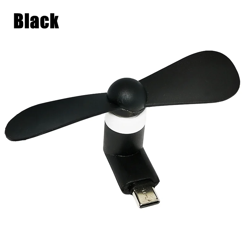 1W Kreative Tragbare Mini-Micro USB Fan Handy Power Bank Fan USB Coole Gadgets Lüfter Für Macbook pro Typ-C Android