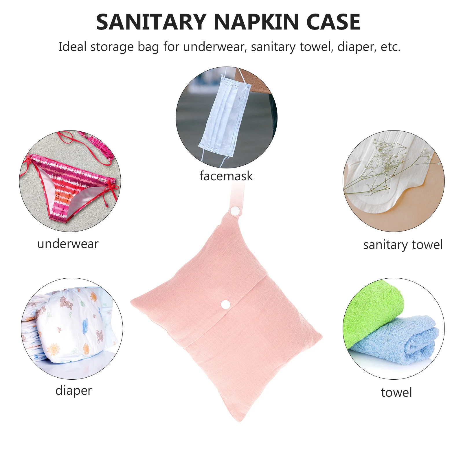 

Baby Stroller Organizer Diaper Bag Hanging Portable Infant Trolley Travel Storage Pouch Baby Stroller Accessories