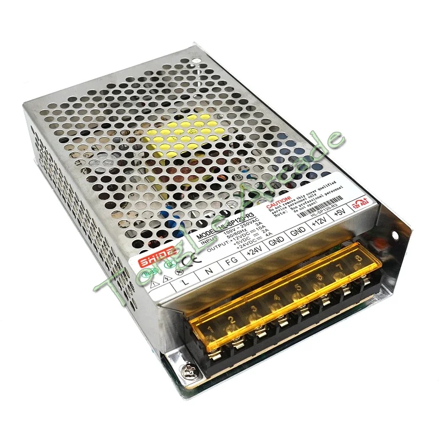 

Блок питания для аркадных автоматов 5В 12В 24В AC110/240В, запчасти для торговых автоматов, для игровых кабинетов Pandora's Box, Dragon King Hunter