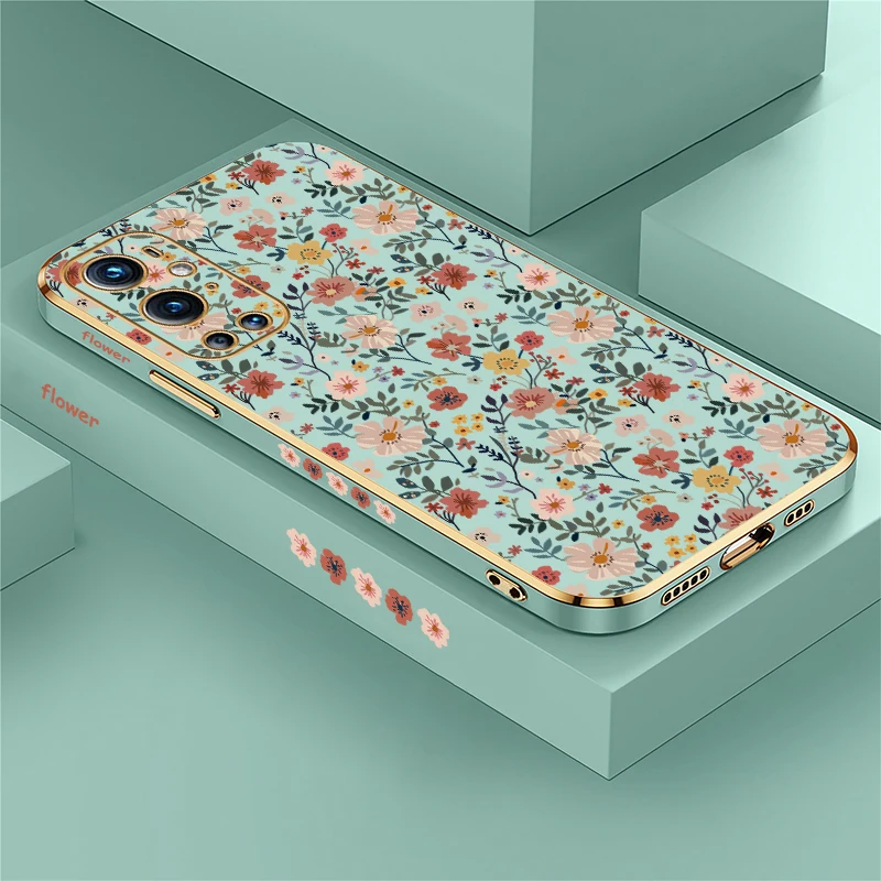 Funda para Oneplus Nord CE 2 Lite 5G N20 3 funda de silicona suave de lujo para Oneplus 8 Pro 8T 9 Pro funda trasera con patrón de flores
