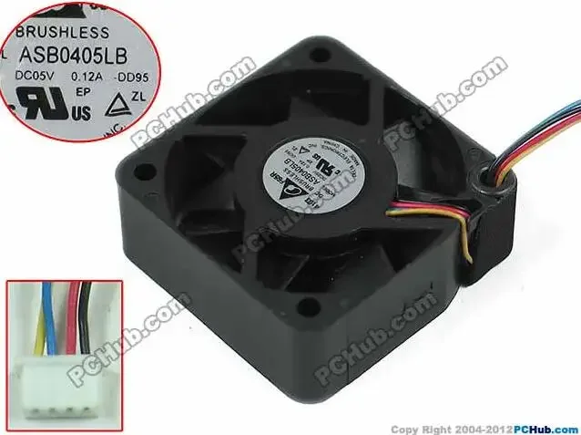 

Вентилятор охлаждения для ASB0405LB NIDEC U40R05MS1A7-57A07A X880927-004 DC 5V 40x15mm ASB0405LB-DD95 4-проводной вентилятор для Xbox One Kinect