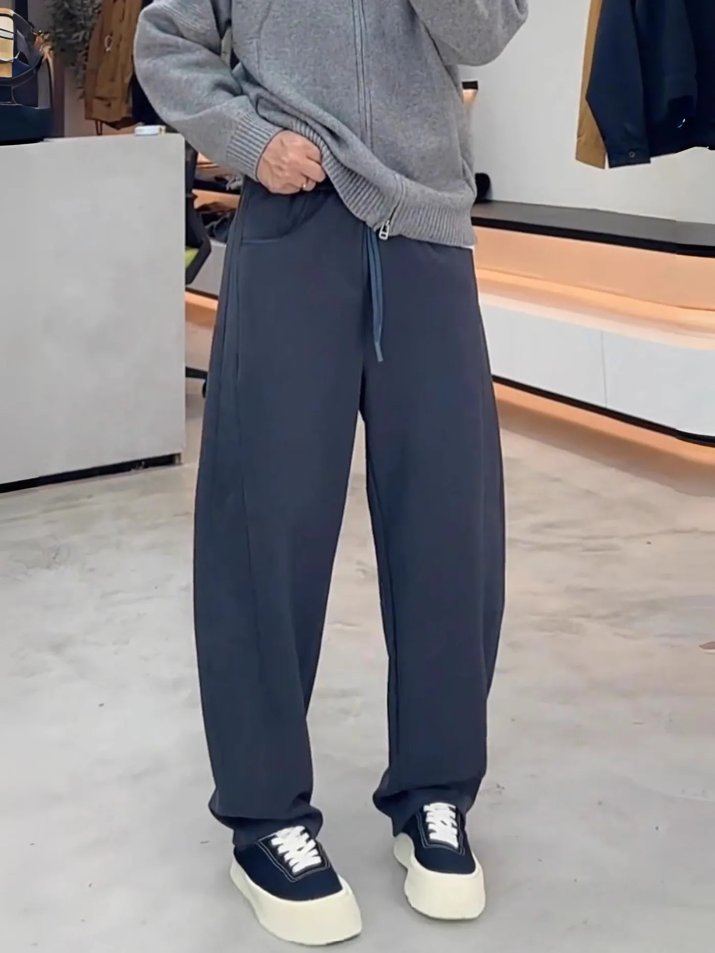 

Мужские повседневные брюки прямого кроя, осенняя новинка, модные брендовые брюки-харлан с вставками, удобные, стройнящие, с эффектом утяжки