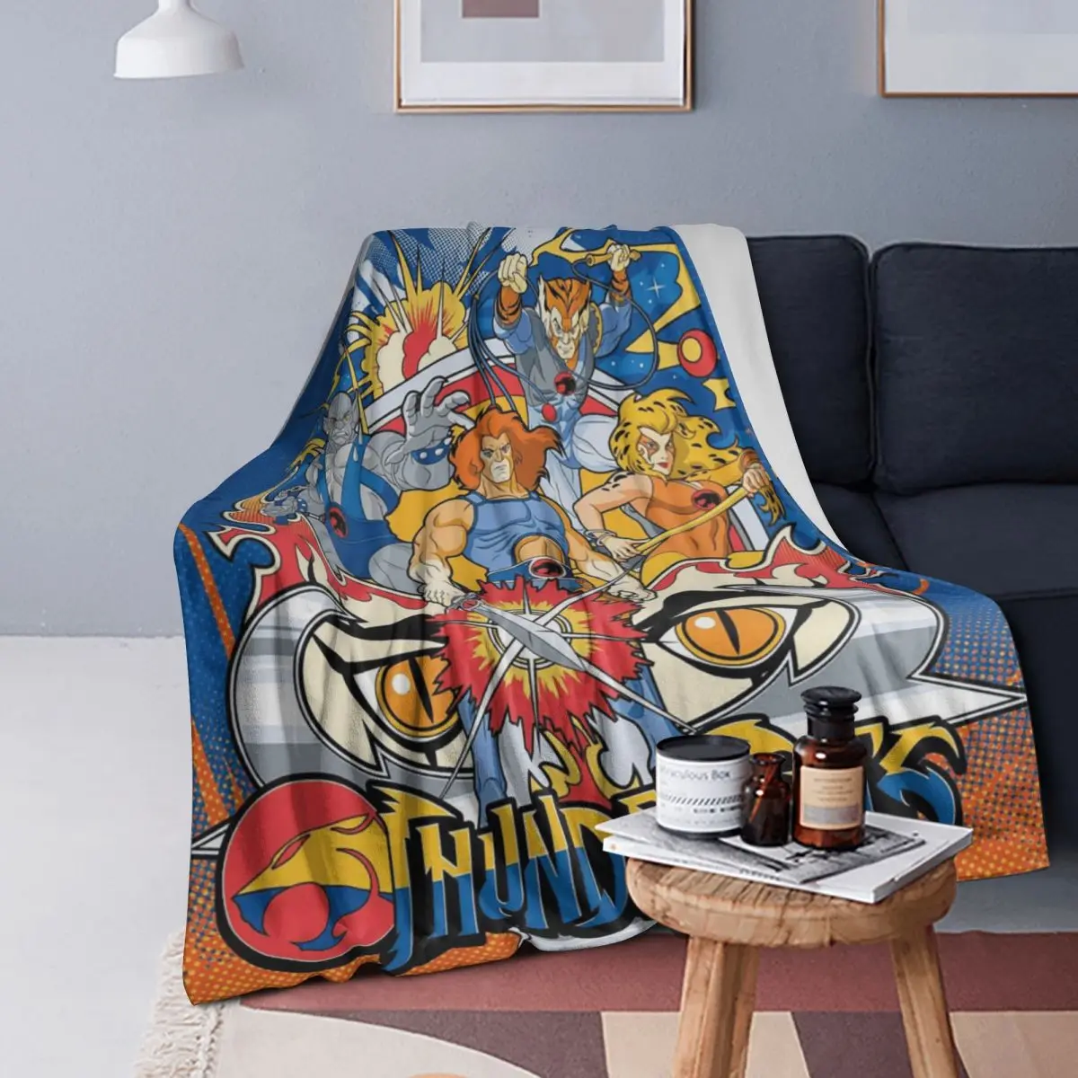 

Thundercats Cartoon Blankets Soft Warm Flannel Throw Blanket Cover for Bed Living room Picnic Travel Home Sofa