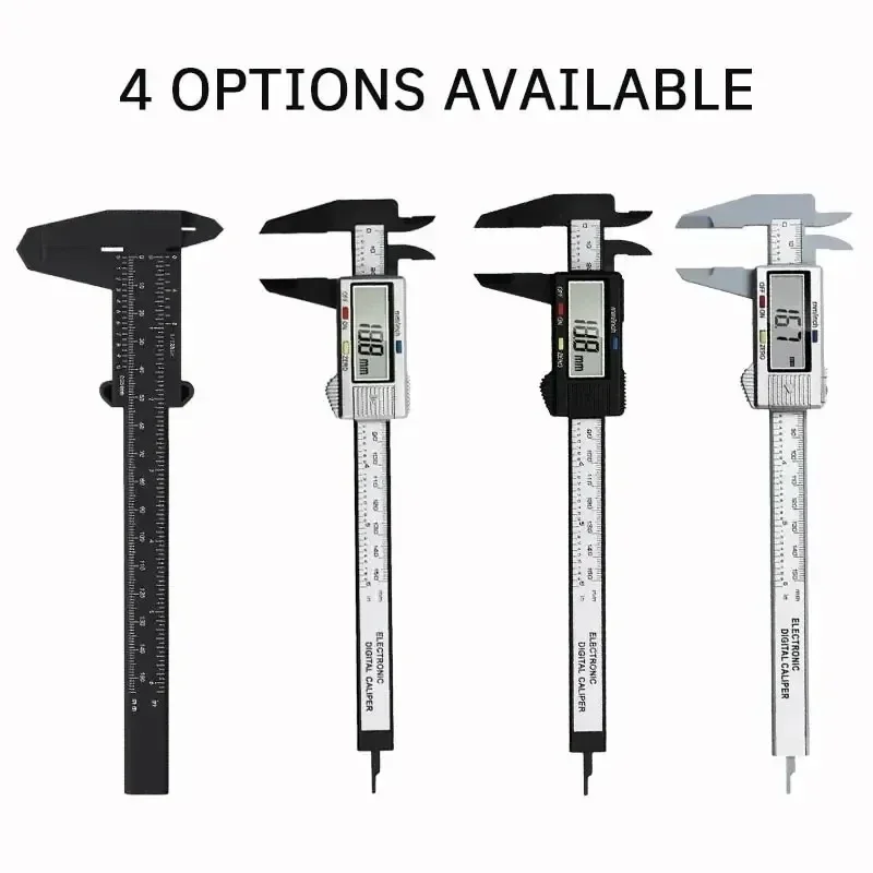 Precise Wear Resistant Plastic Vernier Caliper Mini Text Play Caliper Student Vernier Ruler 0 to 150mm Pocket Measuring Tool