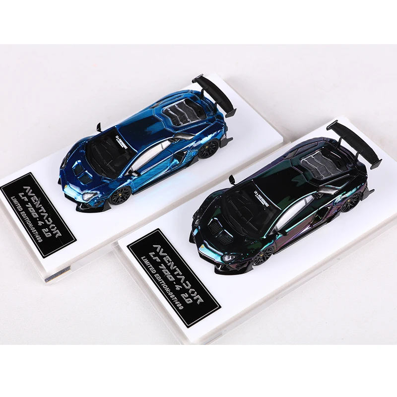 Star Model 1:64 LBWK Aventador LP700-4 2.0 Alloy Model Car Limited Edition 499