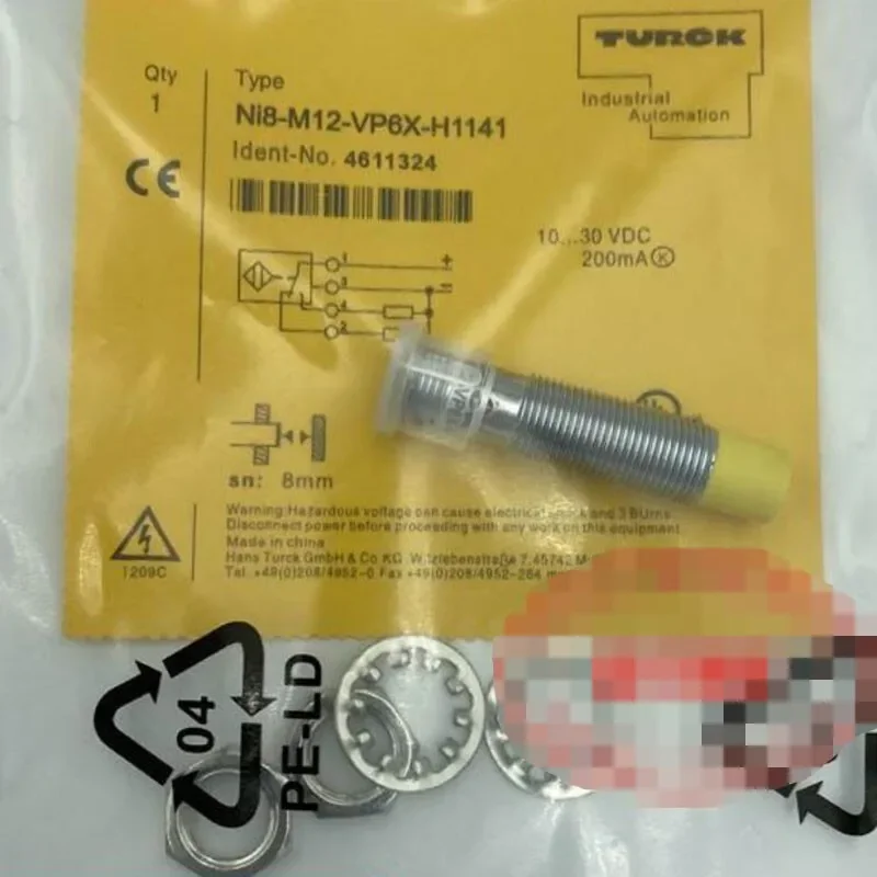 

1 шт. НОВЫЙ датчик приближения Ni8-M12-VP6X-H1141, быстрая доставка