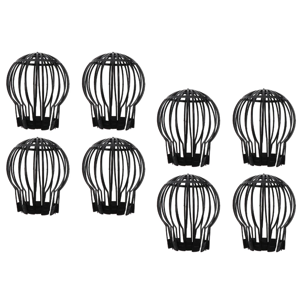 

8 pcs Drainage Roof Anti-block Gutter Guard Filters Durable Plastic Drainage Covers For Roof Easy Installation Mesh Strainers