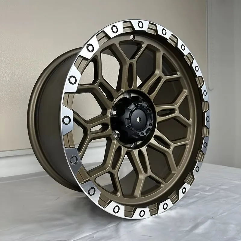 【2026】Auroad Flowing 17x9 18x9 Matte Black Machine Lip Offroad Wheel 6x135 5x127 Fit For Ford F150 Bronco Jeep Wrangler Gladiato