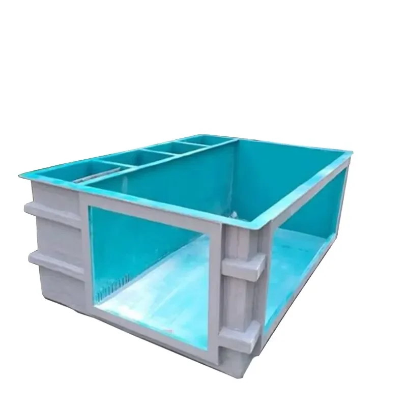 Extra Large 300-Gallon Dolphin Aquarium High Strength Corrosion Resistant Fiberglass Fish Tank for Marine Parks Exhibits