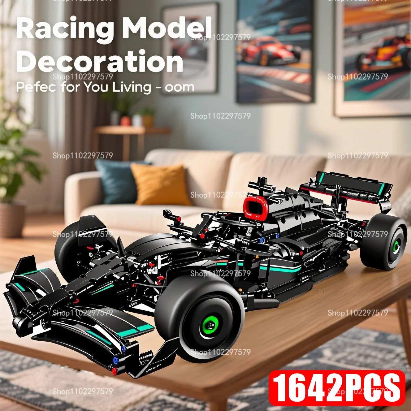 Technique 1642 pièces W14 E Performance 42171 Modèle réduit de voiture de sport Kit de construction Réalisme Caractéristiques Réplique avancée Exclusivité