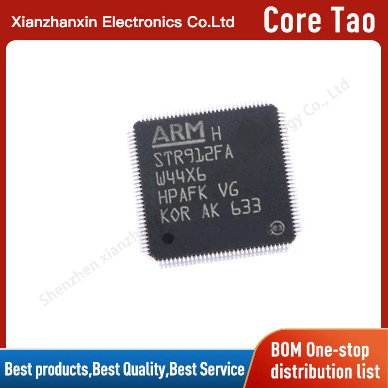 1PCS/LOT STR912FAW44X6 STR912FA W44X6 LQFP128 Microcontroller chips in stock