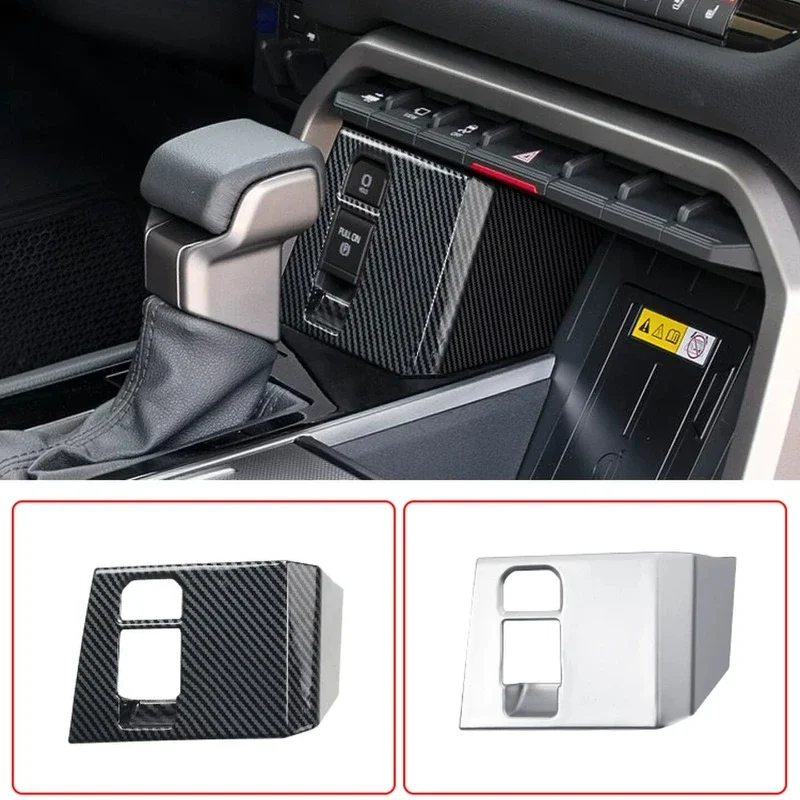 Car Center Console Electronic Handbrake Trim Cover Decor Frame Anti‑Scratch Molding Sticker Accessorie For Toyota Tundra/Sequoia