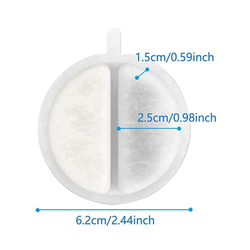 10Pack Pet Water Dispenser Sponge Filter Fountain Biological Nonwoven Filter