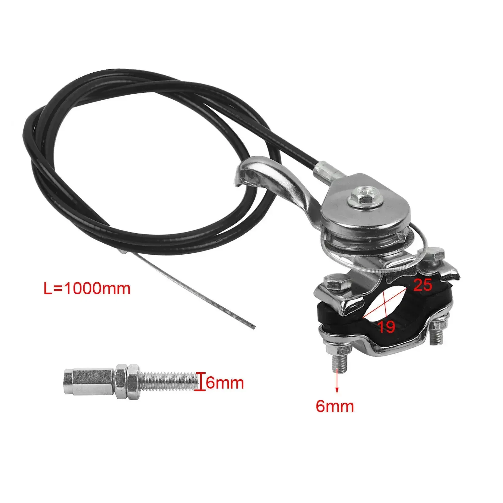 Throttle Control Cable for HONDA GX160 GX200 COMPACTOR TROWEL 100cm Control Kit  Throttle Control Handle Cable Replacements