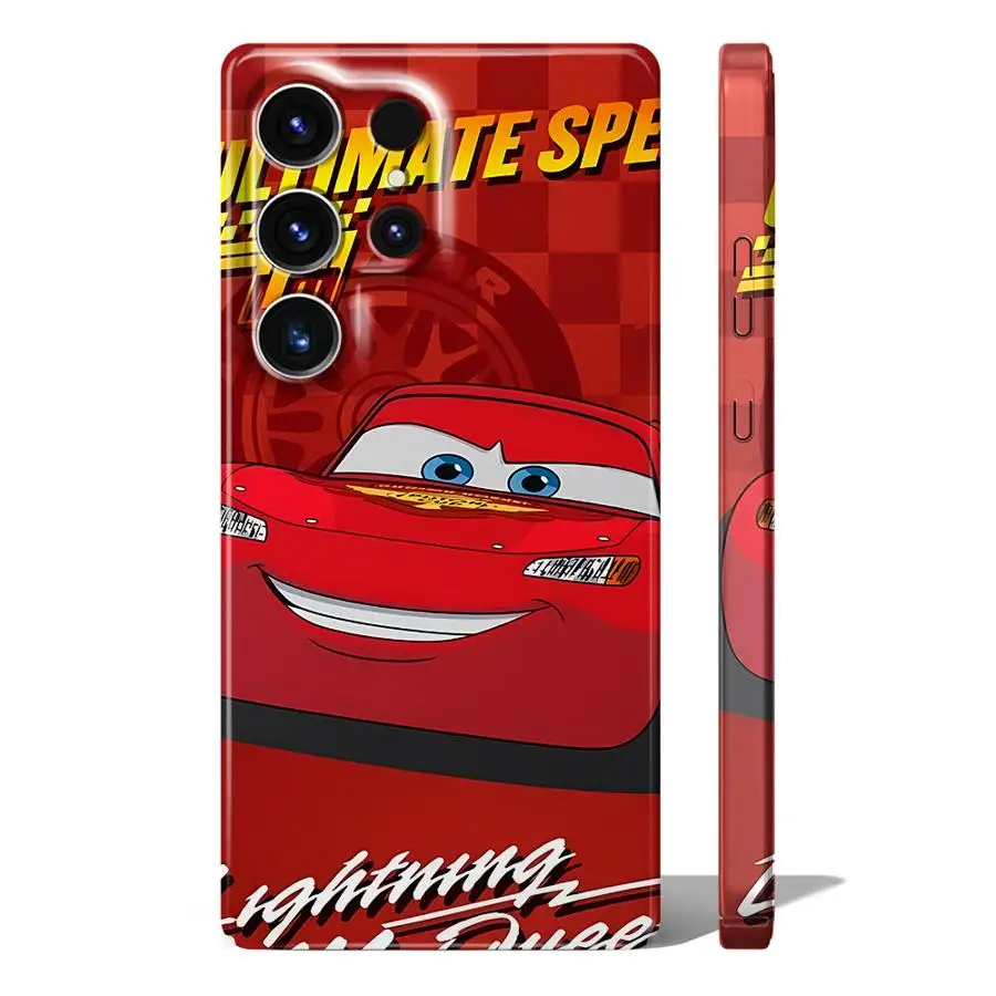 حافظة لهاتف سامسونج جالاكسي S21 S24 + S22 S23 FE S25 + S24 Plus S25 Ultra Note 20 S20 غطاء هاتف صلب Lightning McQueen #2