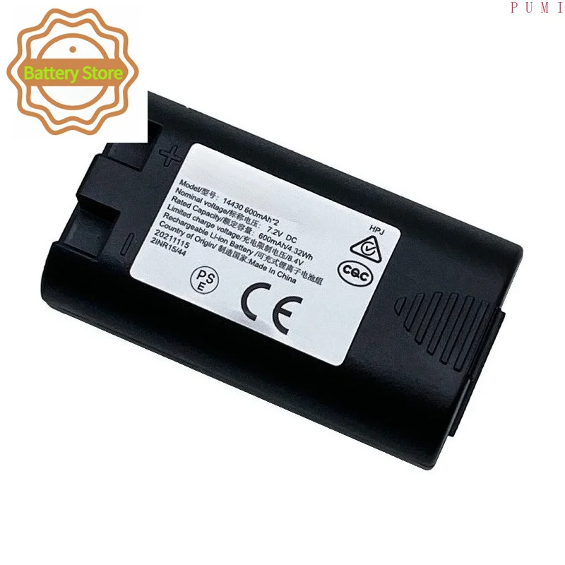 New 14430 Battery 600mAh 7.2V Rechargeable Battery For DYMO LabelManager 260 260P 280 260P, 14430, 1758458, S0895880 Battery view 3