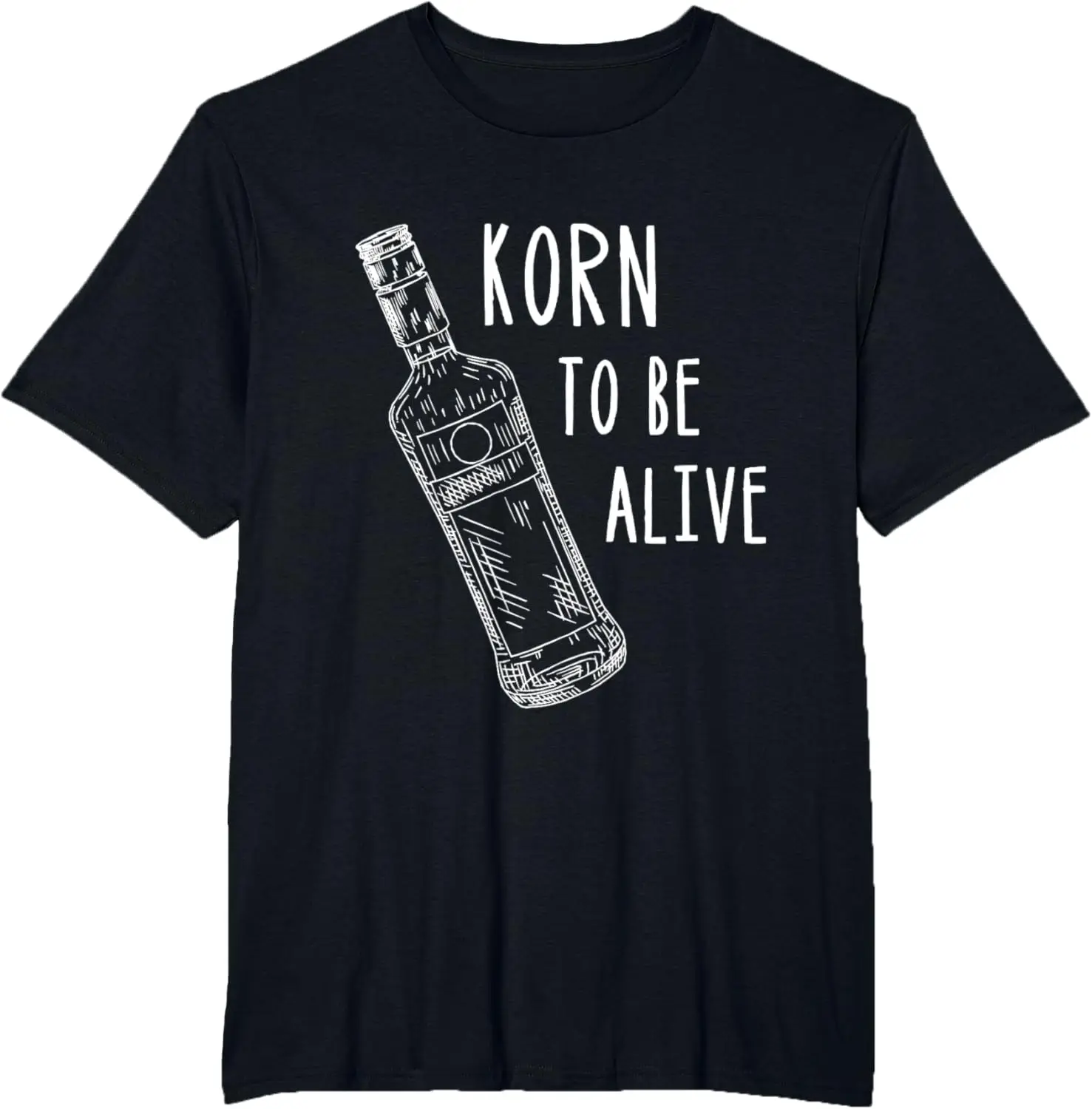 

Korn To Be Alive Graphic Printing Summer Luxury Brand Cotton Men's and Women's T-shirt Short Sleeve Street Fashion Trend