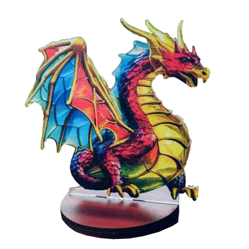 Desktop Ornament Double Sided Multicolor Style Home Decoration, Dragon Durable Easy Install Easy To Use