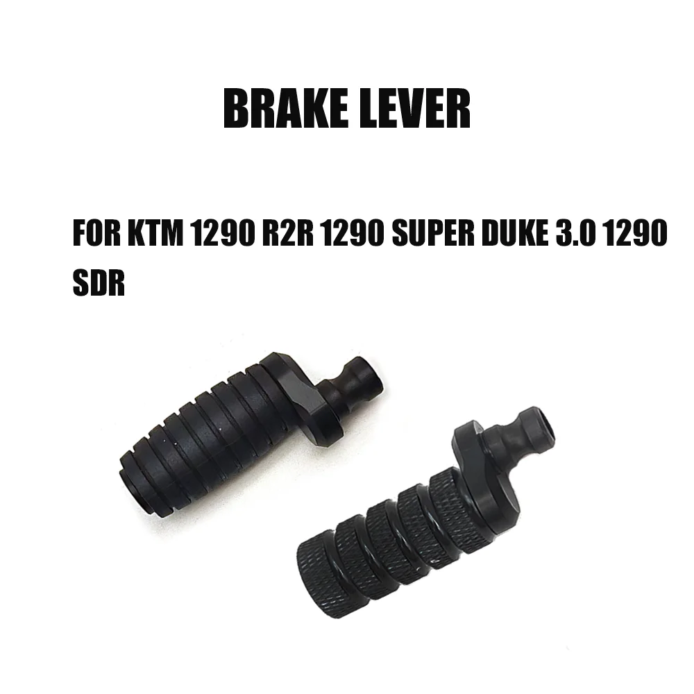 For KTM 1290 R2R 1290 Super Duke 3.0 1290 SDR Brake Lever Brake Pedal Gear Lever   Multi-Functional Aluminum  Head Rubber Sleeve