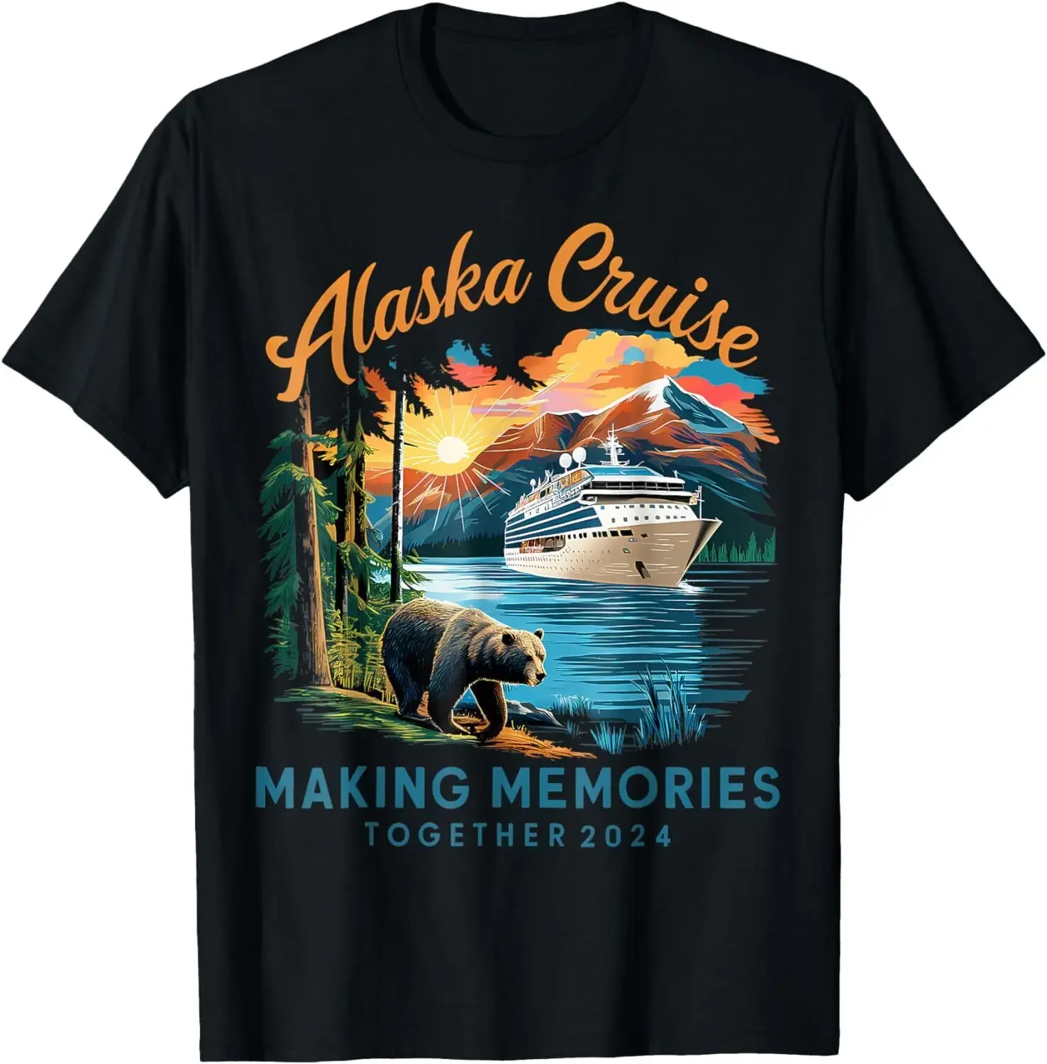 Matching Family Friends and Group Alaska Cruise 2024 Trip T-Shirt