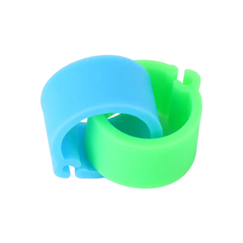 100pcs 100 Pcs Easy To Remove Home Garden Pet Products Plastic Color Randomly Clip Rings Pigeon Poultry Leg Rings