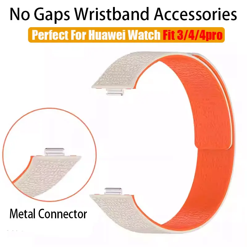 Pulsera magnética para Huawei Watch Fit4 Fit4pro, correa de silicona para reloj Huawei Fit3 Fit4, accesorios para reloj inteligente