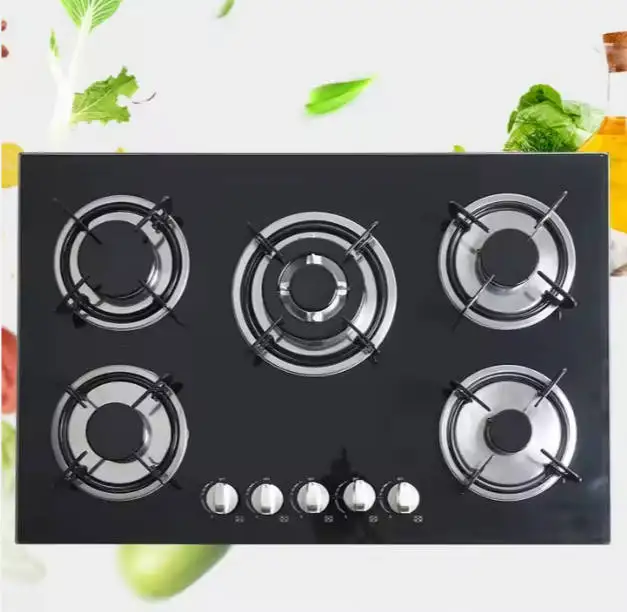 Affordable Price Kitchen Appliances Suitable Gas Cooktop Household Cooker Gas Stove With 5 burners