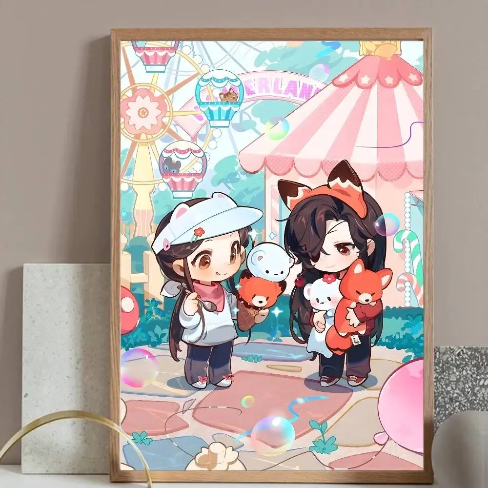 Tian Guan Ci Fu Poster wall stickers-suitable for all rooms perfect gift