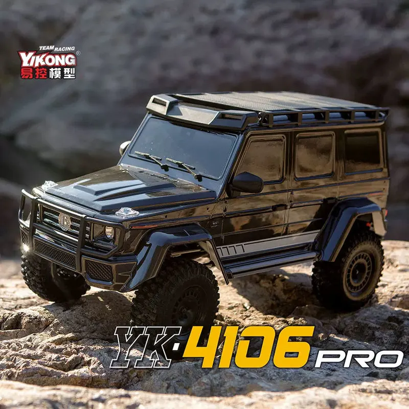 YIKONG Launches New LCG chassis 1:10 YK4106 PRO V2 Tank Turn Crawler Brushless Remote Control Off-Road Simulation Model Car