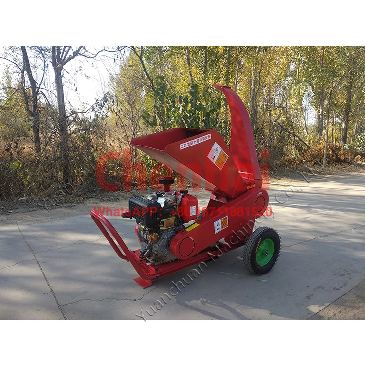 Small branch shredder garden wood shredding equipment