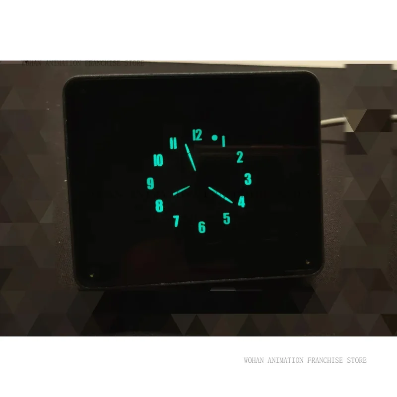 Retro VFD Analog Pointer Clock Vacuum Fluorescent Display Tube Desktop Home Decor