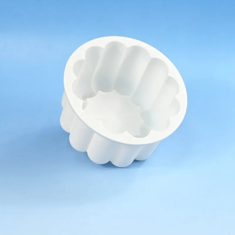 3D Flower Silicone Chocolate Mousse Mould Round Bento Cake Pudding Dessert Baking Pan Pastry Decoration Tools Kitchen Bakeware