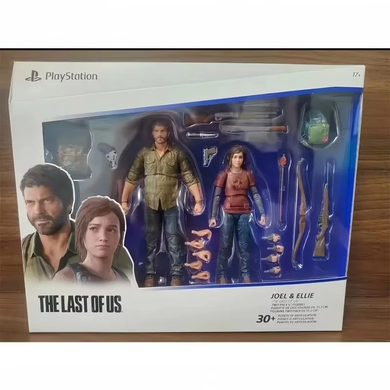 Original Playstation Spin Master Toys The Last Of Us Joel And Ellie 6”Action Figure 2 Pack Ps5 Collection Model Toys Gifts