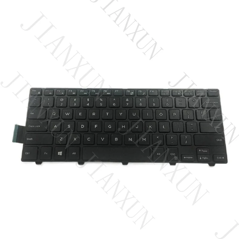 A+ For Dell Inspiron 14-3000 Serie 3441 3442 3443 3451 Keyboard W Frame Us No Backlit