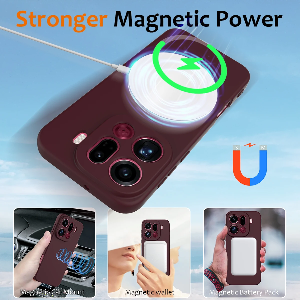 Wireless Charging Magnetic Sof - огляд і ціна Oppo Find X8