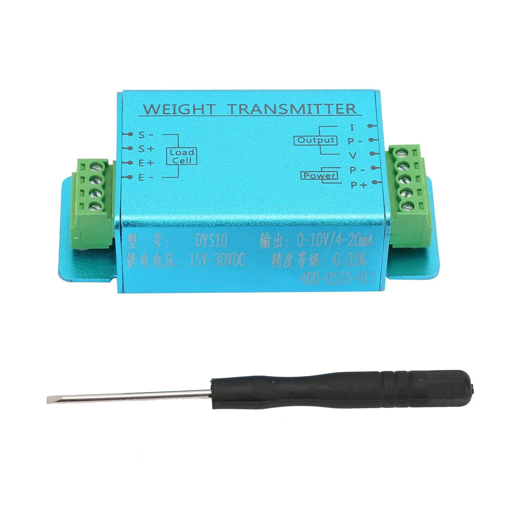 Weight Transmitter Amplifier DY510 4-20mA Load Cell Weighing Sensor Transducer Transmitter Amplifier Signal Amplification